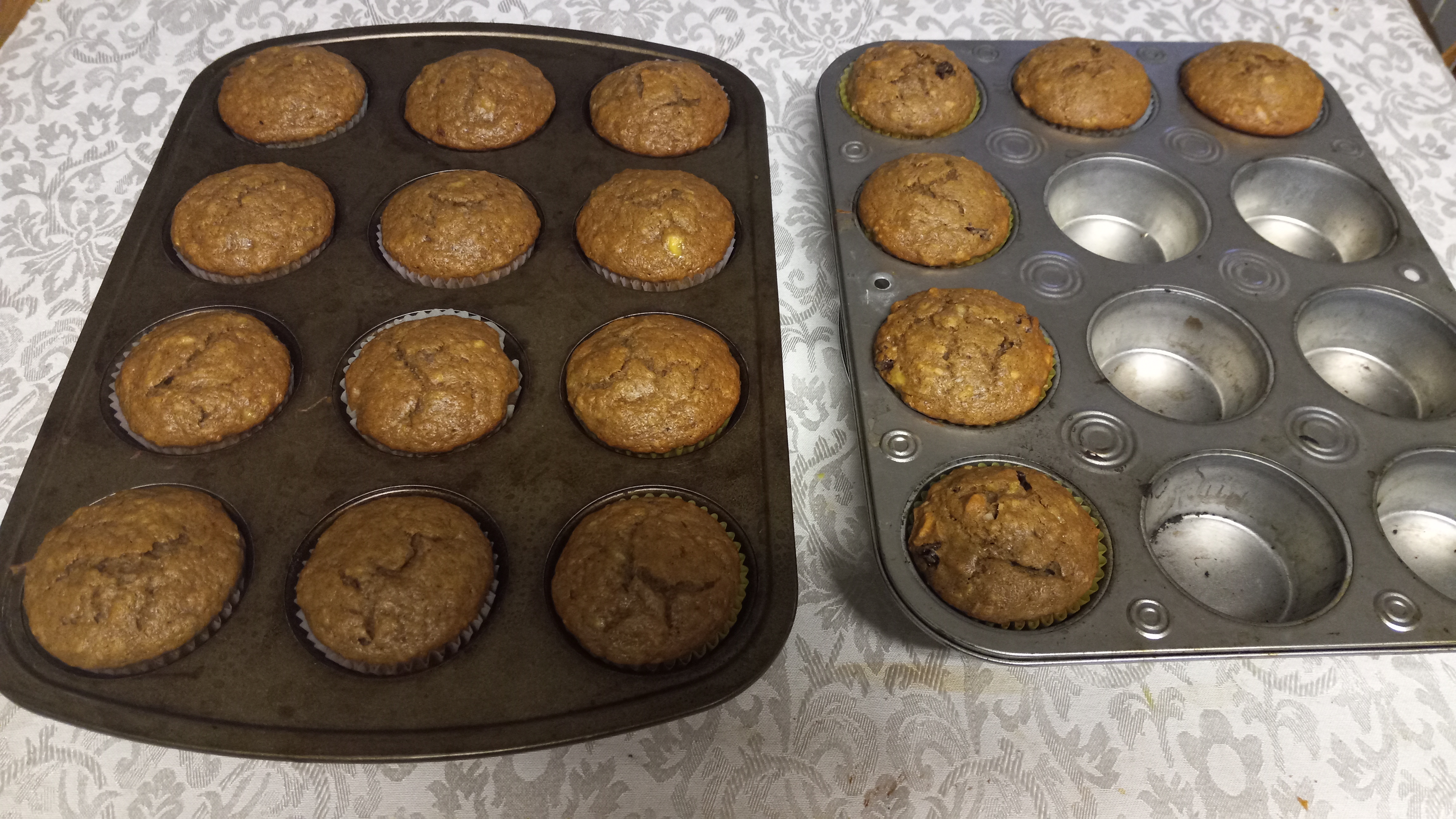 homemade banana bread muffins